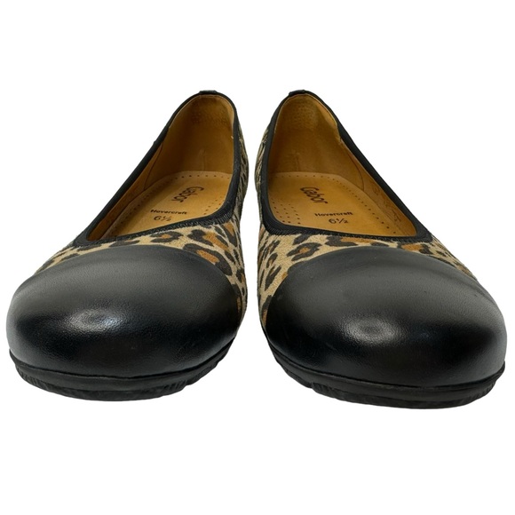 Gabor Hovercraft Leopard Print Cap Toe Ballerina Flats - Picture 5 of 8